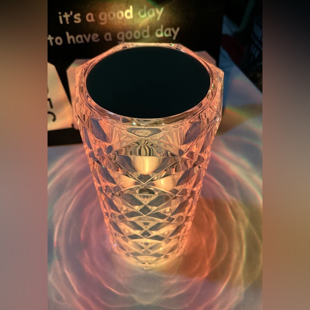 Rose Pattern light table lamp - Picture 6 of 8